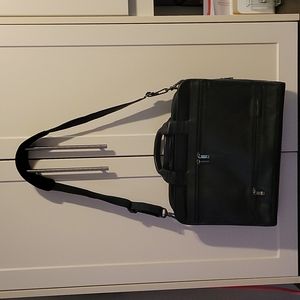 Tumi Black Alpha Slim Leather Portfolio